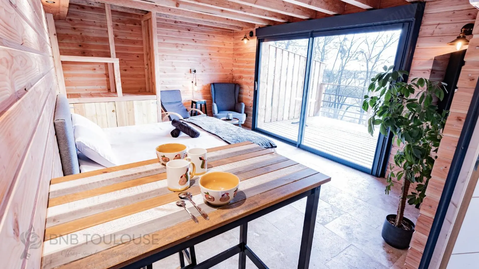 Apartment Bnb Toulouse - Le Chalet Des Coteaux - Cadre Magnifique - Wifi - Parking Castelginest